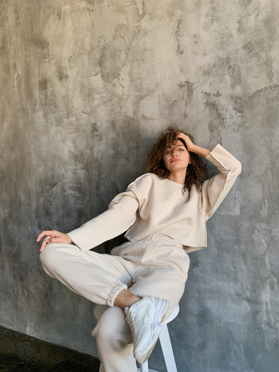 Свитшот TTR начес с швами GARCHIT, цвет: бежевый,  купить онлайн