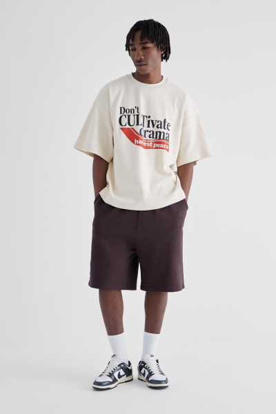 Шорты базовые CULTBASE, цвет: коричневый,  купить онлайн