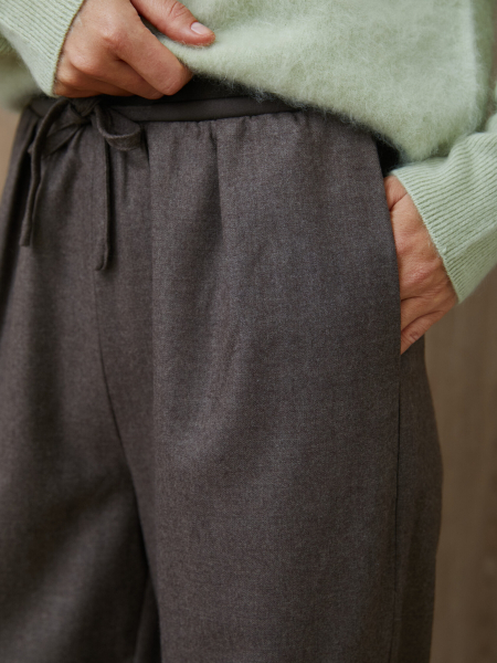 Брюки на резинке Ester Marou, цвет: коричневый, Mar1_2602 купить онлайн