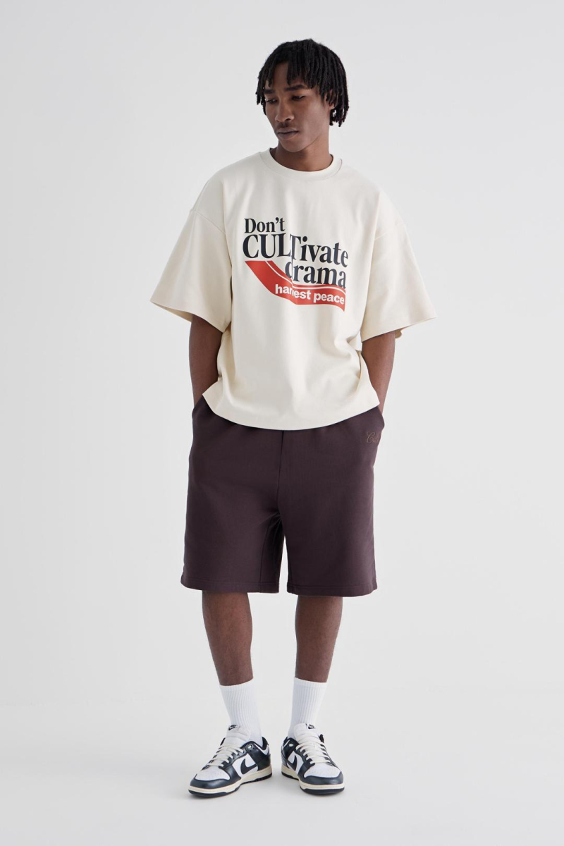 Шорты базовые CULTBASE, цвет: коричневый,  купить онлайн