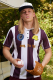 Футболка-поло STRIPES JERSEY SORRY, I’M NOT, цвет: Бордовый,  купить онлайн