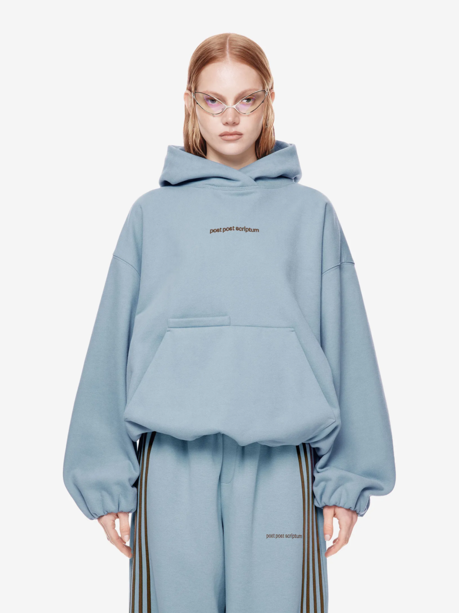 Хлопковый худи с логотипом