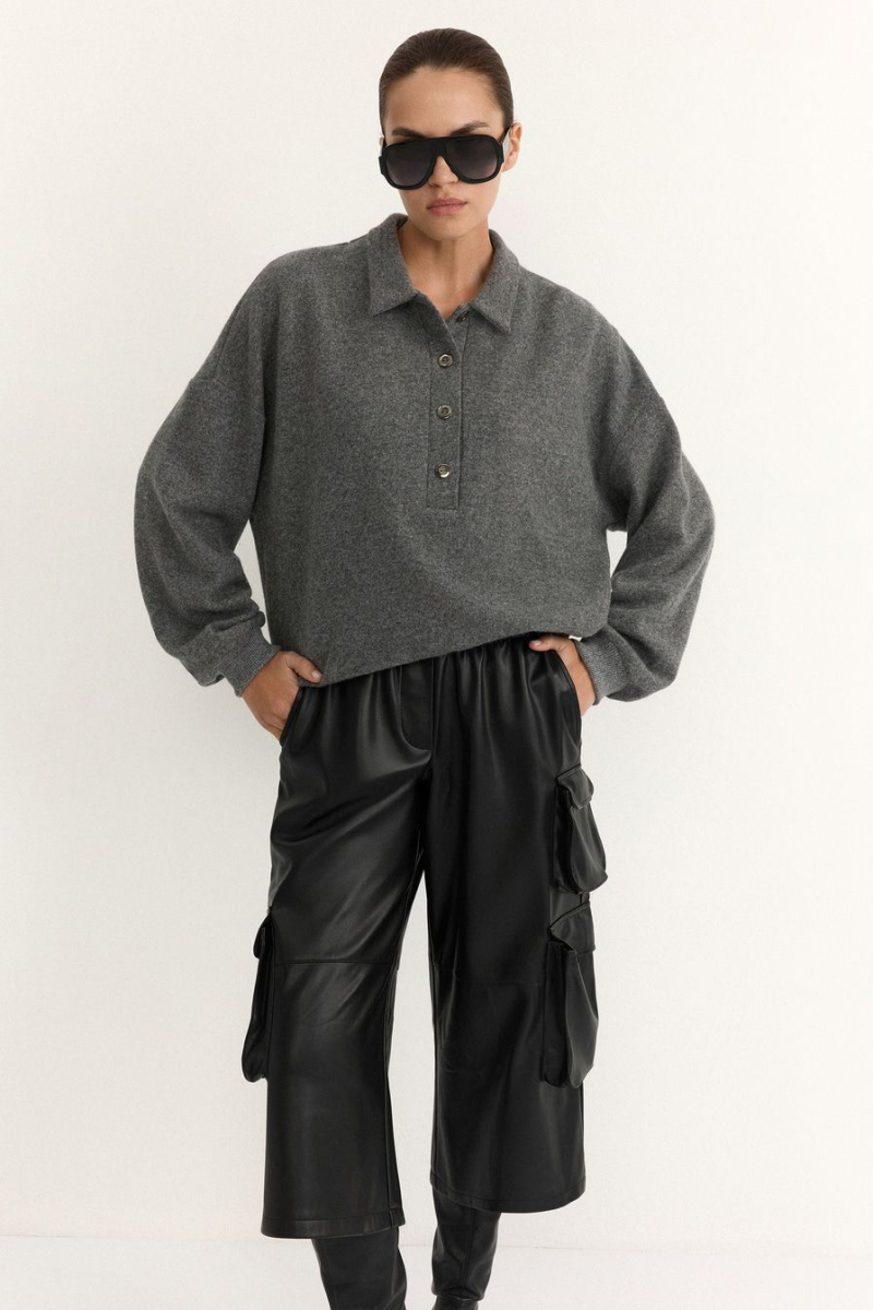 Шорты из экокожи TOPTOP, цвет: Черный, TTS.039.19318.900 купить онлайн