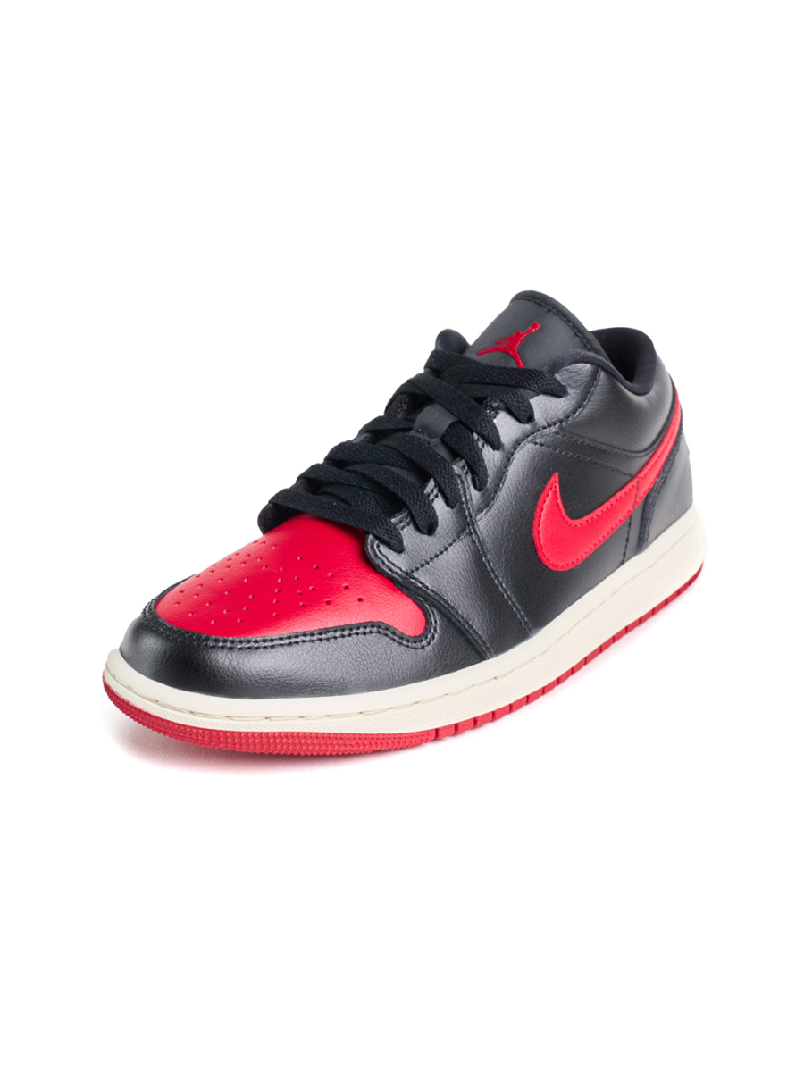 Кроссовки женские Jordan 1 Low "Bred Sail" NKDADDYS SNEAKERS, цвет: Чёрный DC0774-061 купить онлайн