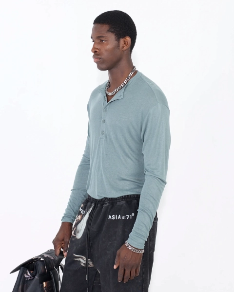 Лонгслив KNITTED BASIC GREY ASIA ST 71, цвет: серый, Ast71.lsleeve-knit-grey купить онлайн