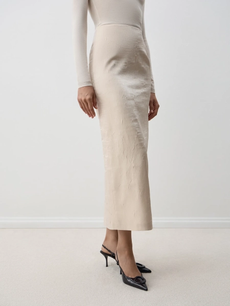 Юбка LIKA ANNA PEKUN, цвет: бежевый, 61.2576.110 купить онлайн