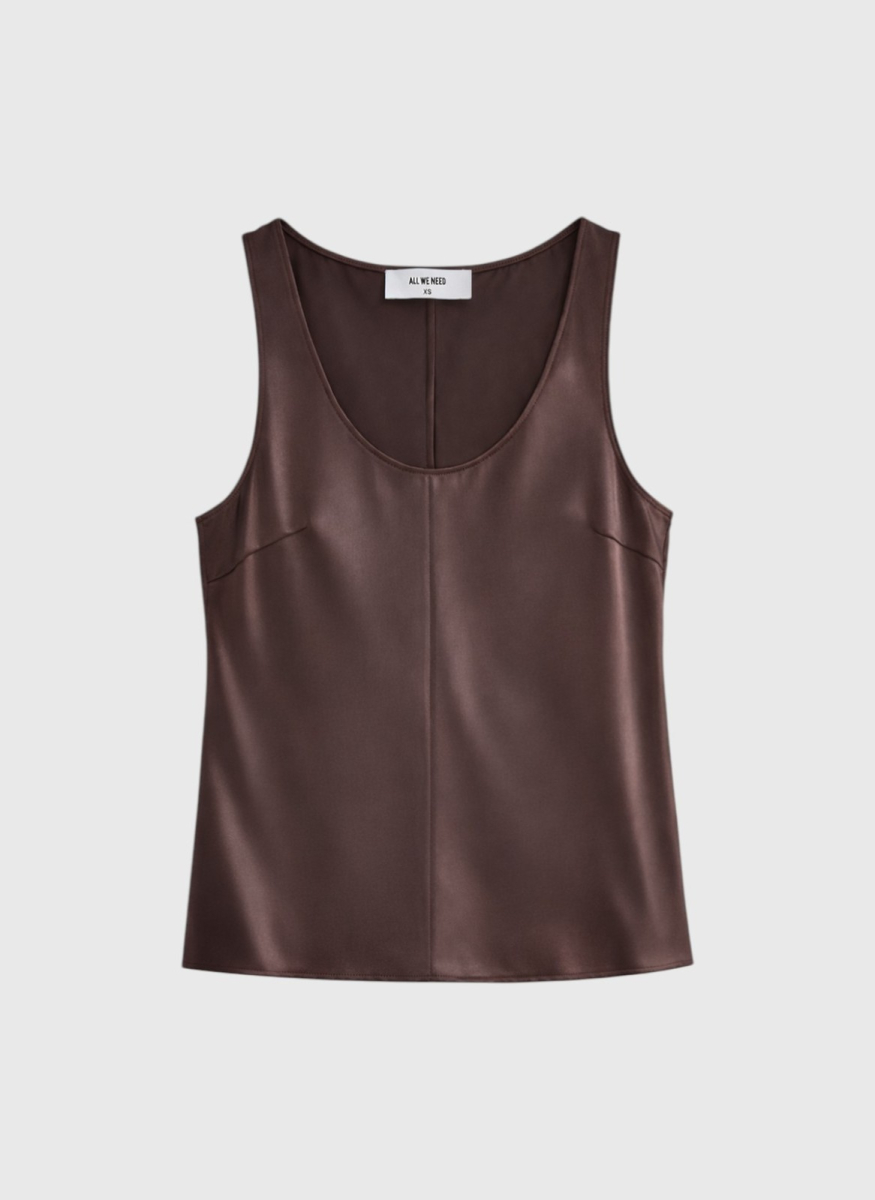 Топ из шелка