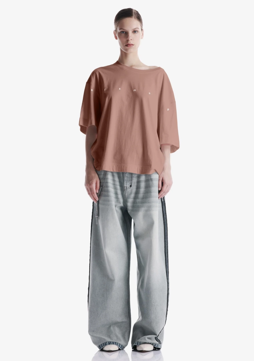 Свободная футболка KRAKATAU, цвет: ржавое дерево, Tw144-713 купить онлайн