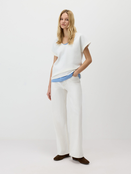 Базовая футболка из неофутера Conso, цвет: белый, PF 260413 - белый купить онлайн