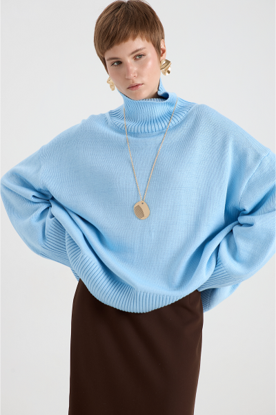 Свитер AMORE MIA AIM, цвет: голубой, MIA542 купить онлайн