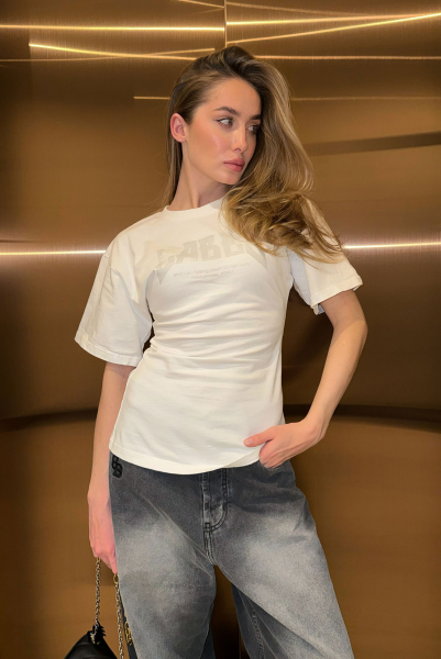 Футболка приталенная WHITE Label .B, цвет: WHITE, Tp.04.3.67WH купить онлайн