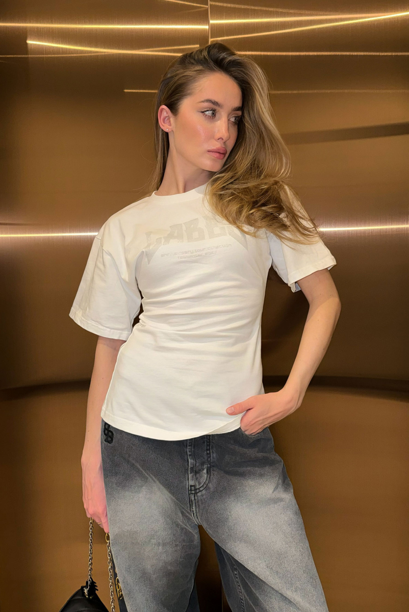 Футболка приталенная WHITE Label .B, цвет: WHITE, Tp.04.3.67WH купить онлайн