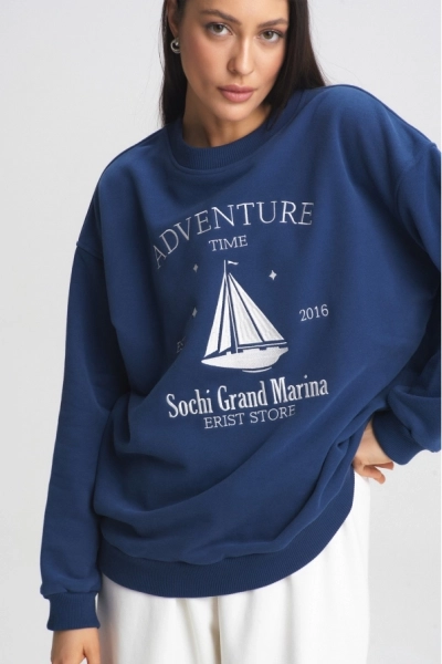 Свитшот SOCHI GRAND MARINA Erist store, цвет: синий, НФ-00001632 купить онлайн