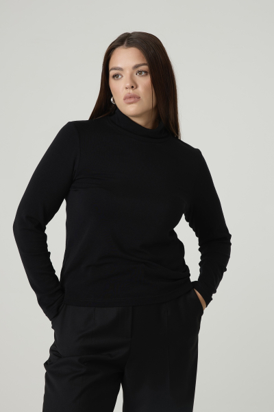 Водолазка с шерстью мериноса 4forms, цвет: Черный, 65486 купить онлайн