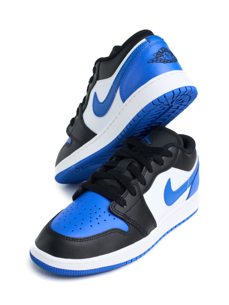 Кроссовки подростковые Jordan 1 Low SE "Alternate Royal Toe" GS NKDADDYS SNEAKERS, цвет: синий 553560-140 купить онлайн