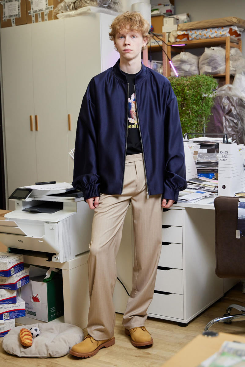 Куртка с шелковистой фактурой SORRY, I’M NOT, цвет: синий,  купить онлайн