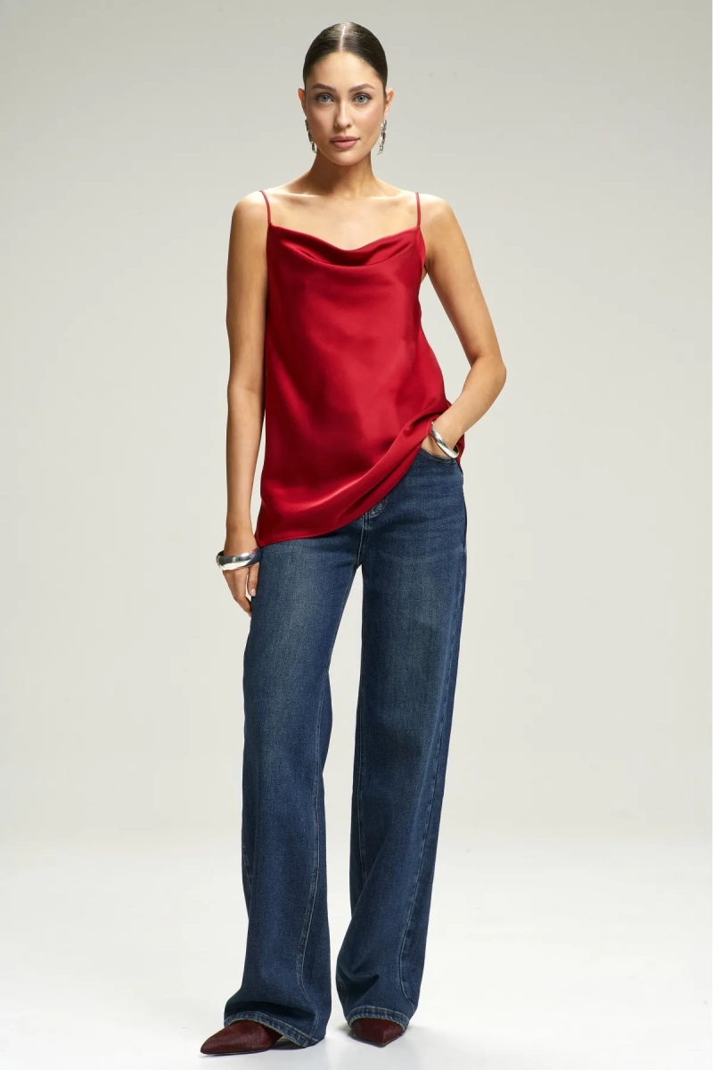 Джинсы Stright с потертостями Dark Blue Erist store, цвет: темно-синий, НФ-00001675 купить онлайн