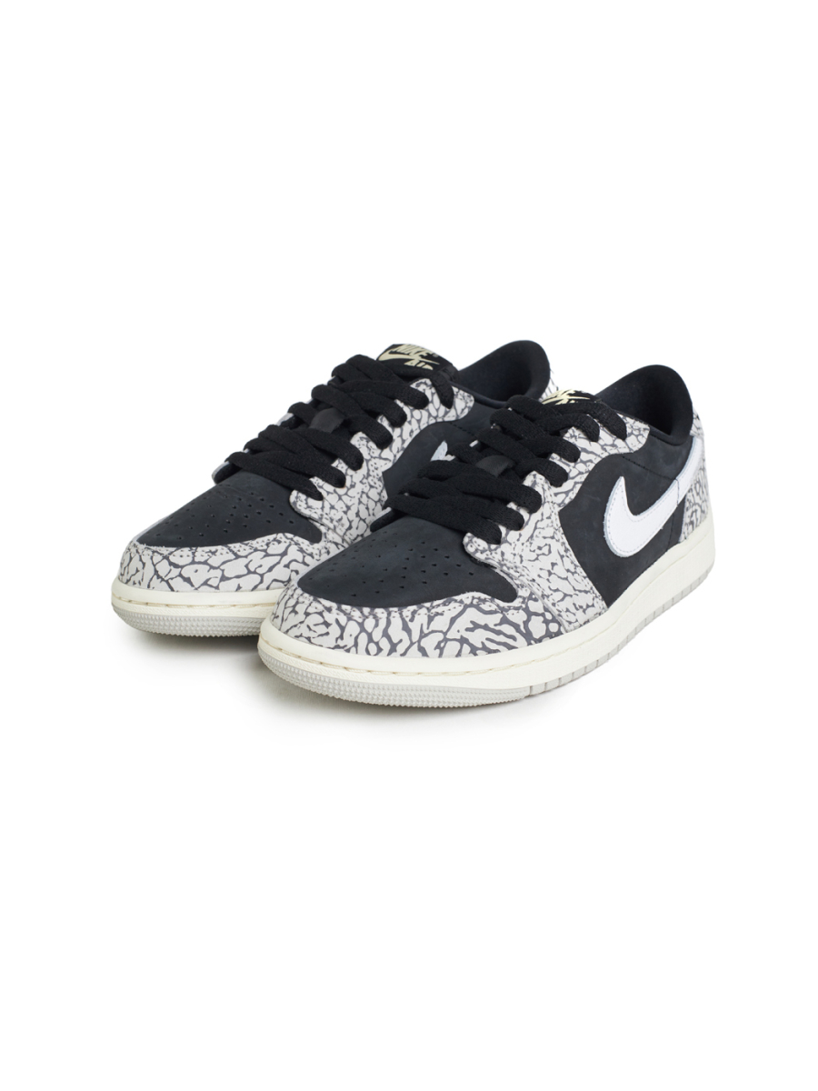 Кроссовки женские Jordan 1 Low OG "Black Cement" NKDADDYS SNEAKERS, цвет: серый CZ0775-001 купить онлайн