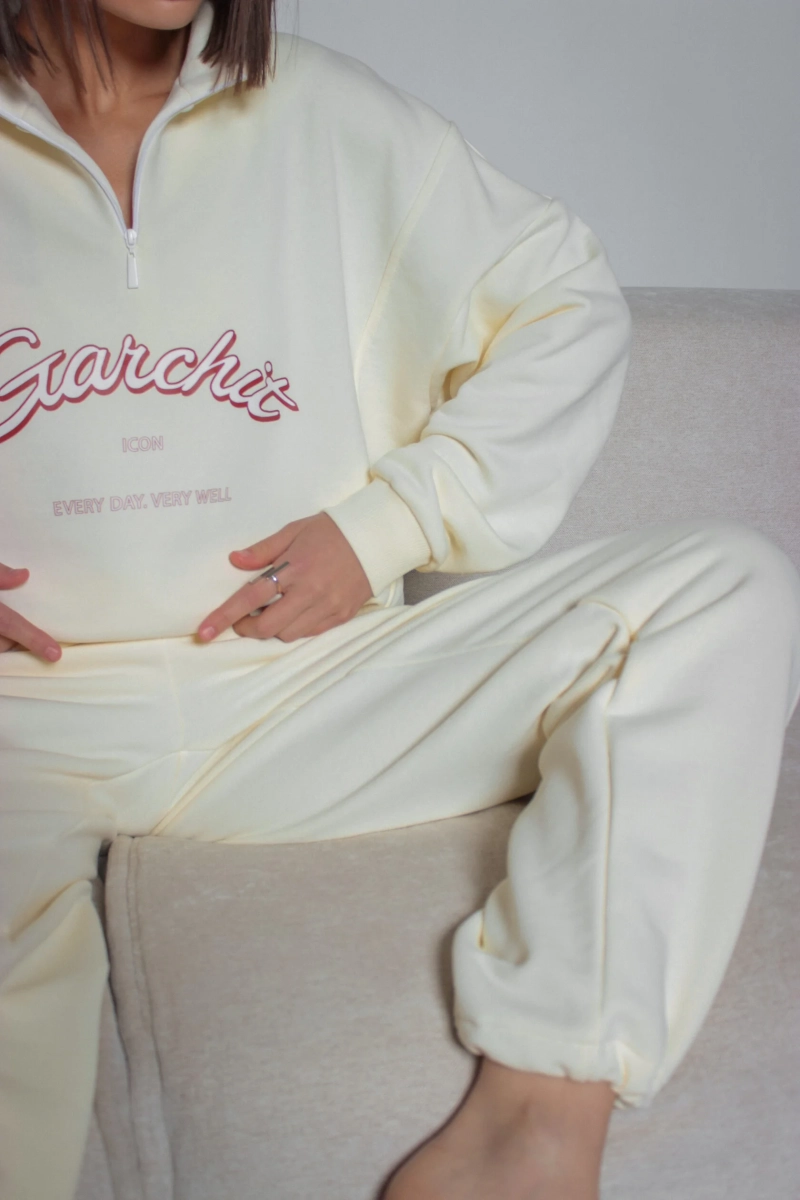 Свитшот Nine GARCHIT, цвет: Сливочный,  купить онлайн