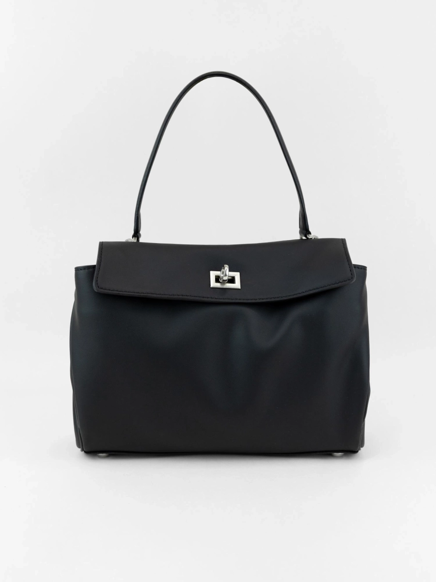 Сумка Сандра маленькая brand salad, цвет: серебристый черный J-704-PHR 7432 купить онлайн