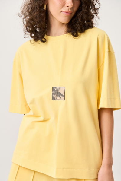 Футболка Sand FASHION REBELS, цвет: Желтый, FR24SS1TS200W330YL купить онлайн