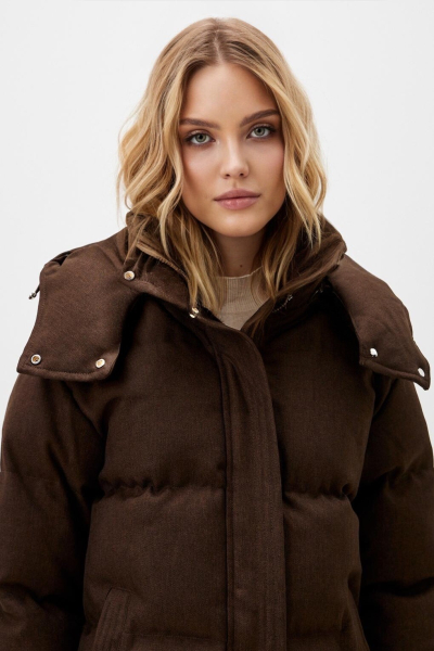 Пуховик FAWN ENEVOO, цвет: коричневый, 03076 купить онлайн