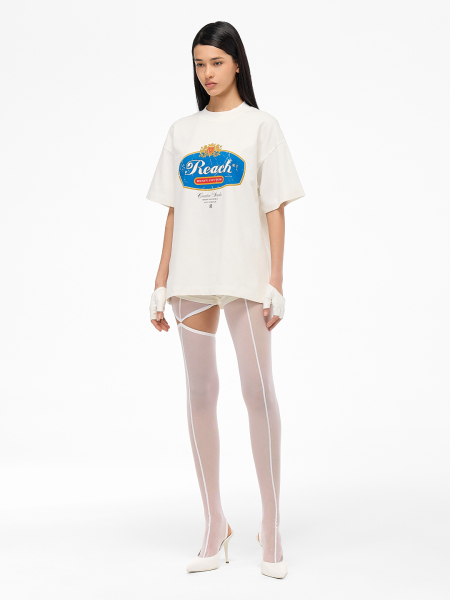 Футболка "Дым" FRHT&OUT OF REACH, цвет: молочный, TSSMKMLK купить онлайн