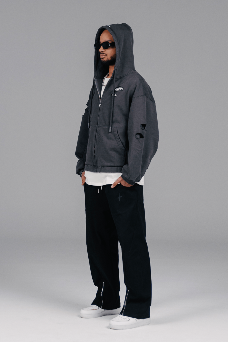 Худи на молнии Zip-hoodies types, цвет: серый  |новая коллекция купить онлайн