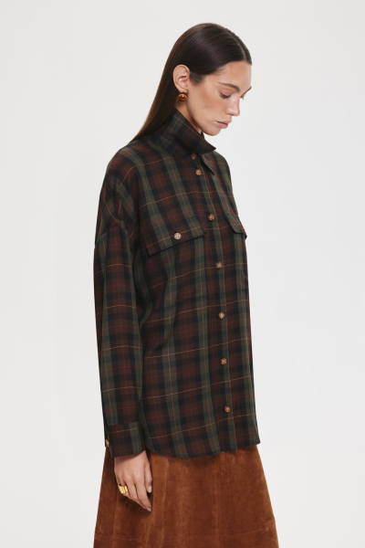 Рубашка в клетку DREAMS BY ALENA AKHMADULLINA, цвет: мультиколор, 225102050204277/501000 купить онлайн