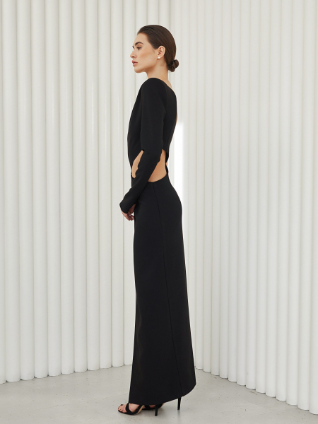 Платье со сборкой I.B.W., цвет: Черный, ED044 купить онлайн