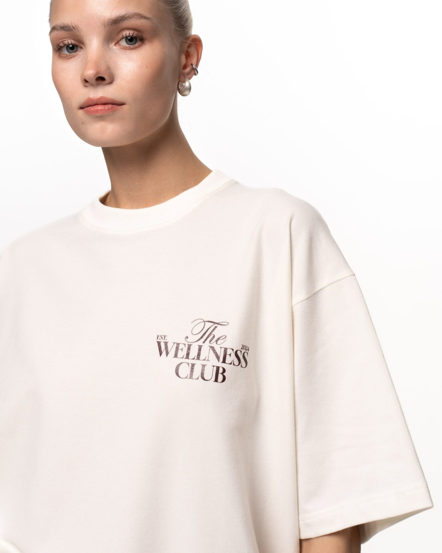 Футболка Wellness PUDRA, цвет: молочный-черешня, PUDRA1064 купить онлайн