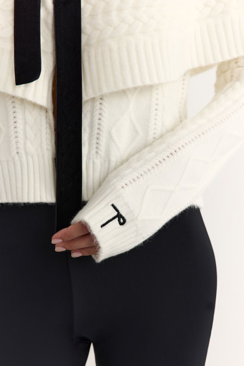 Кардиган с пелериной TOPTOP, цвет: молочный, TT.051.18366.120 купить онлайн