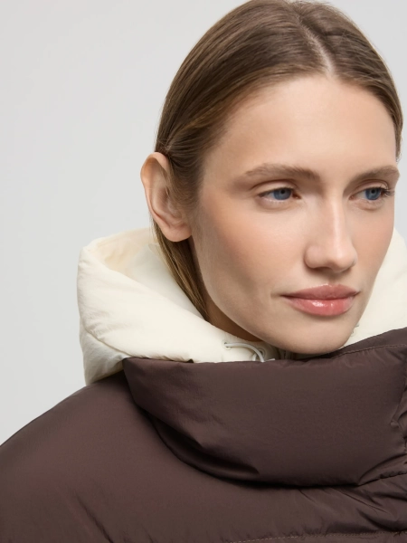 Пуховик RUTH ANNA PEKUN, цвет: коричневый, 12.2572.700 купить онлайн