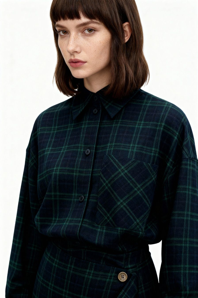 Рубашка из смесовой вискозы