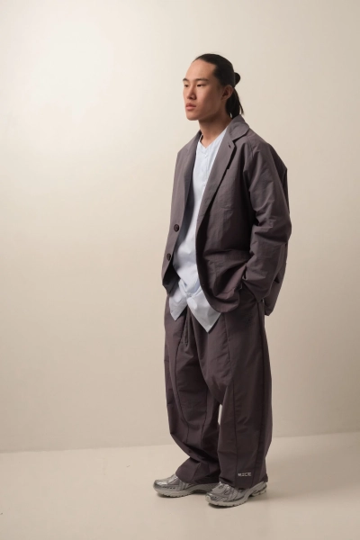 Брюки KINOMO OVERSIZE PANTS TASLAN/GREY RICE, цвет: серый, НФ-00000115 купить онлайн