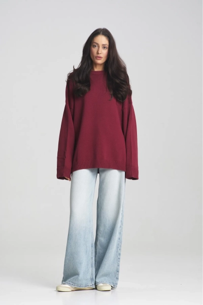 Джемпер Cotton ER Wine Erist store, цвет: Бордовый, НФ-00000927 купить онлайн