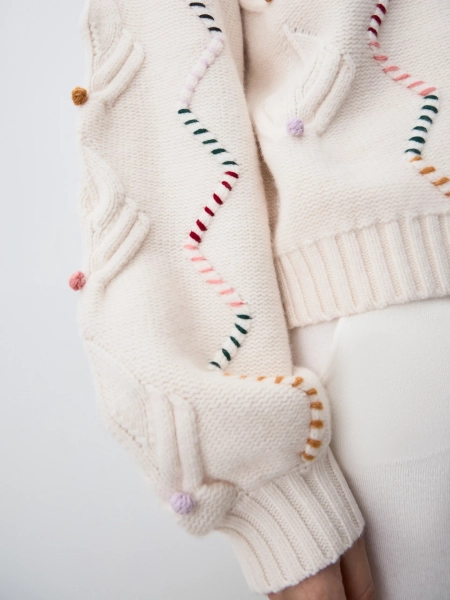 Свитер KONFETA ANNA PEKUN, цвет: кремовый, 40.1762.125 купить онлайн