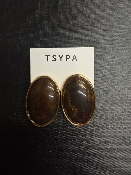 Серьги «Коричневый камень» TSYPA TSYPA26-0177 купить онлайн