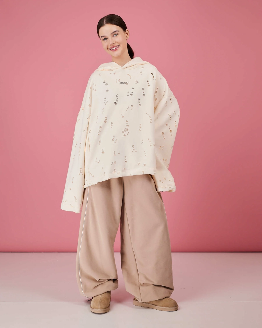 Табуха с затяжками рванка TABOO, цвет: Желтый, TsZ05 купить онлайн