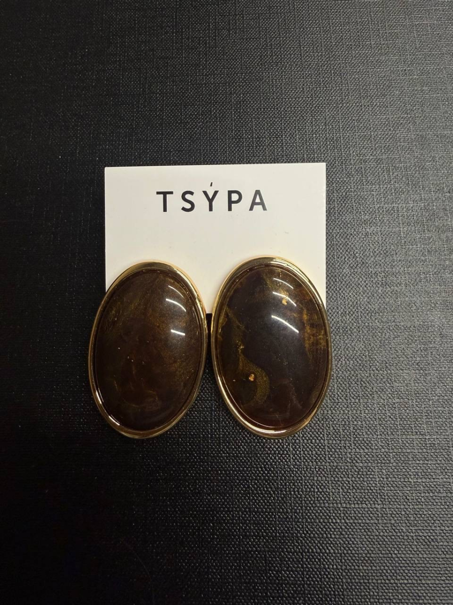 Серьги «Коричневый камень» TSYPA TSYPA26-0177 купить онлайн