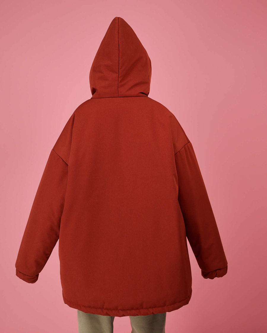 Бомбер махагон зима TABOO, цвет: махагон, Bmah купить онлайн