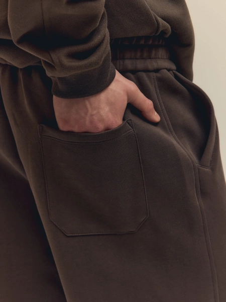 Брюки Straight Fit Pants NAIPACHE, цвет: коричневый,  купить онлайн