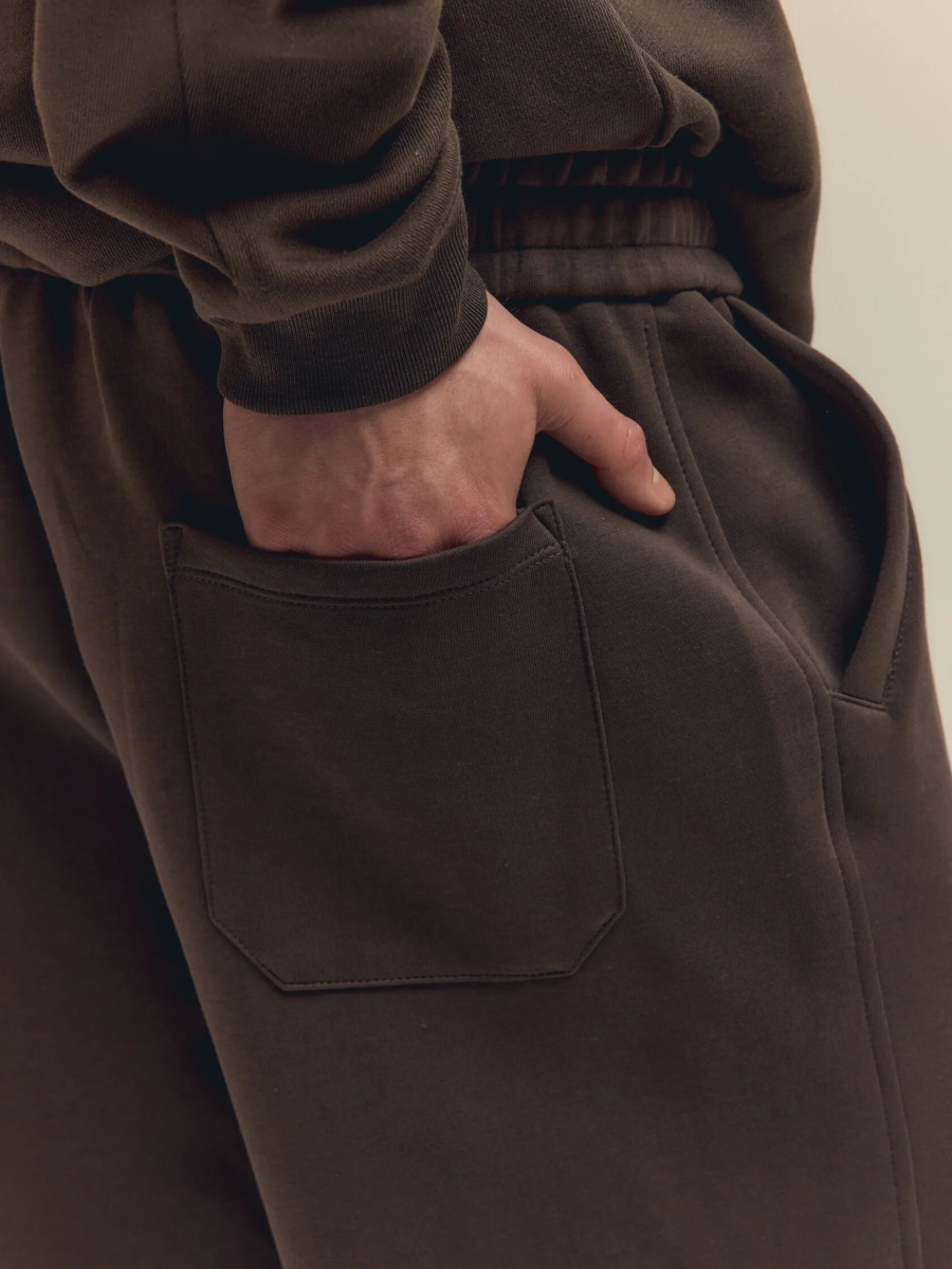 Брюки Straight Fit Pants NAIPACHE, цвет: коричневый,  купить онлайн