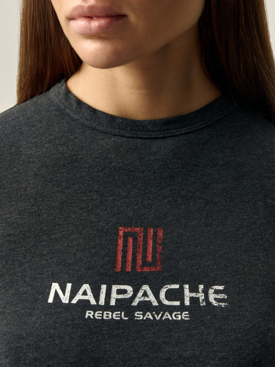 Футболка Confidence curve NAIPACHE, цвет: Черный,  купить онлайн