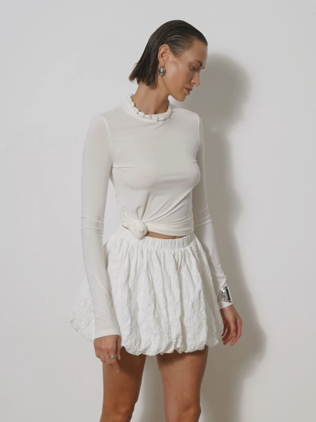 Юбка-баллон Lola LookSee, цвет: молочный  |новая коллекция купить онлайн