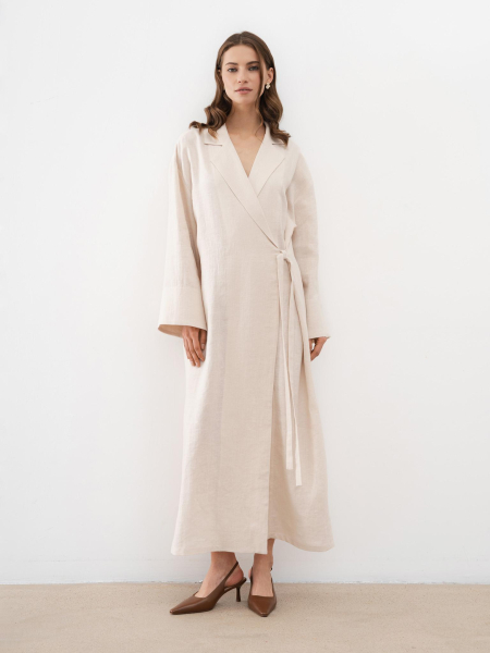 Платье Bloom Lotus PURE LINEN, цвет: бежевый  |новая коллекция купить онлайн