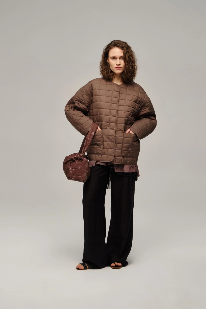 Двухсторонняя куртка UNKE, цвет: коричневый, 2502JK001C_BR купить онлайн