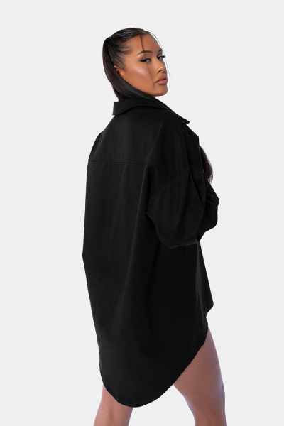Рубашка Basic Oversize qb A QUICK BUCK, цвет: black  |новая коллекция купить онлайн