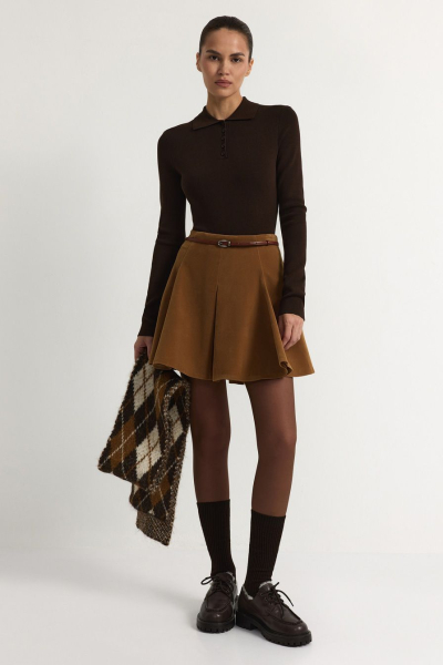 Носки из смесовой шерсти TOPTOP, цвет: коричневый TT.082.18131.700 купить онлайн