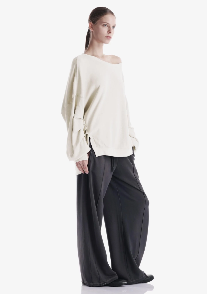 Свитшот с боковыми разрезами KRAKATAU, цвет: мультиколор, Fw124-43 купить онлайн